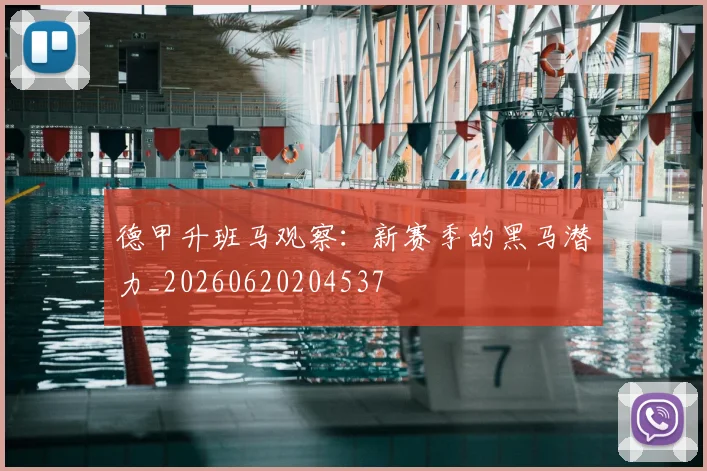 德甲升班马观察:新赛季的黑马潜力_20260620204537